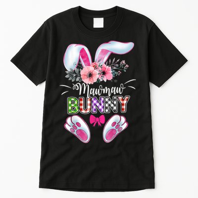 Mawmaw Bunny Plaid Shirt Happy Easter Day Tall T-Shirt