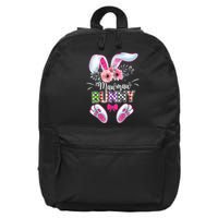 Mawmaw Bunny Plaid Shirt Happy Easter Day 16 in Basic Backpack