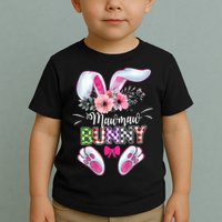 Mawmaw Bunny Plaid Shirt Happy Easter Day Toddler T-Shirt