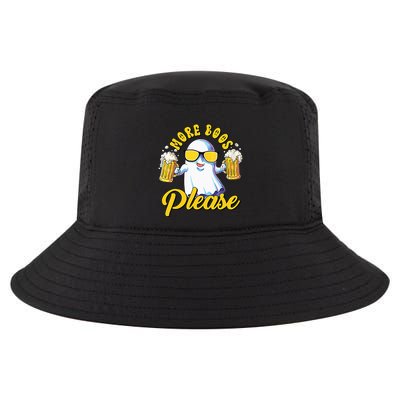 More Boos Please Ghost Beer Retro Halloween Drinking Cool Comfort Performance Bucket Hat