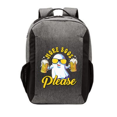 More Boos Please Ghost Beer Retro Halloween Drinking Vector Backpack