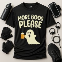 More Boos Please Cute Funny Halloween Ghost Party Cooling Performance Crew T-Shirt