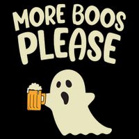 More Boos Please Cute Funny Halloween Ghost Party Sweatshirt