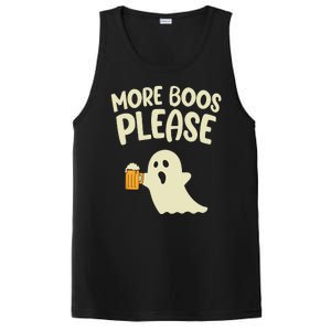 More Boos Please Cute Funny Halloween Ghost Party PosiCharge Competitor Tank