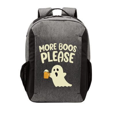 More Boos Please Cute Funny Halloween Ghost Party Vector Backpack