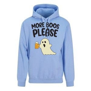 More Boos Please Cute Funny Halloween Ghost Party Unisex Surf Hoodie