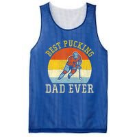 Mens Best Pucking DAD Retro Father's Day Gift For Hockey Dad Mesh Reversible Basketball Jersey Tank