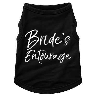 Matching Bachelorette Party Bridesmaids Bride's Entourage Gift Doggie Tank