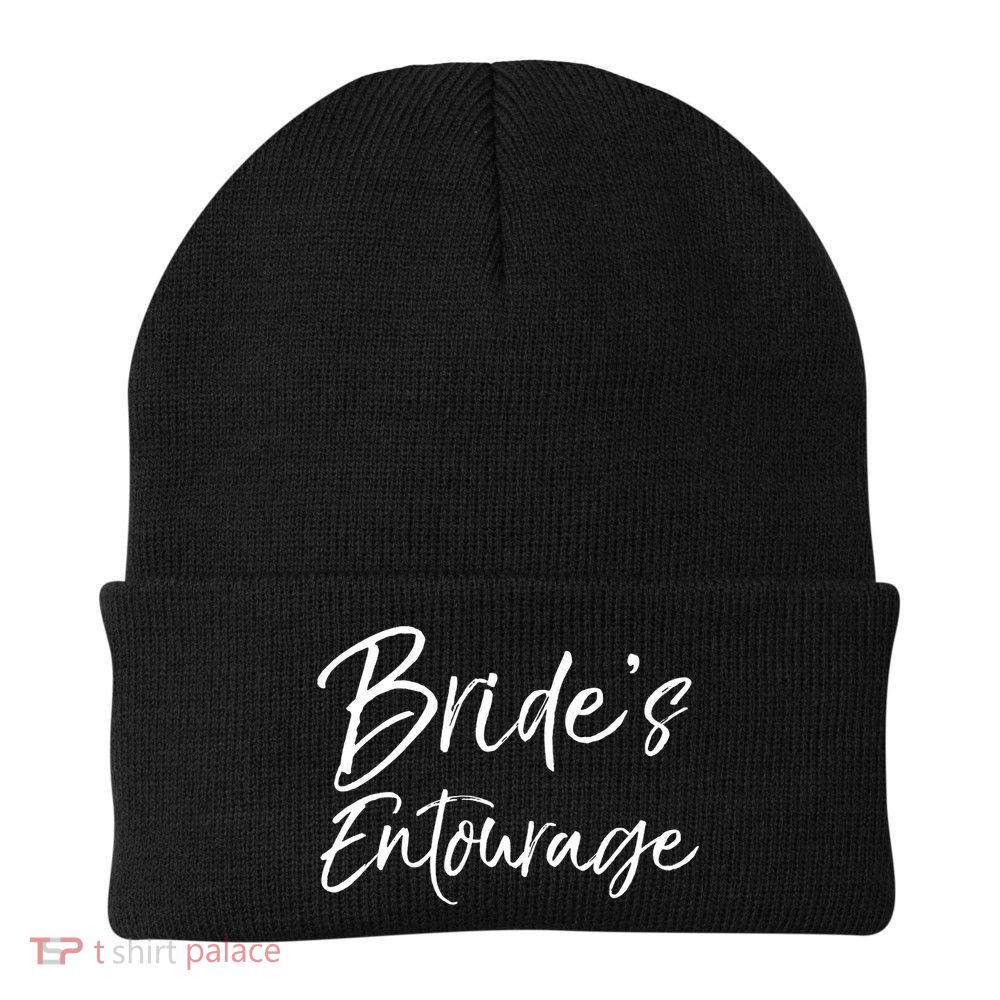 Matching Bachelorette Party Bridesmaids Bride's Entourage Gift Beanie