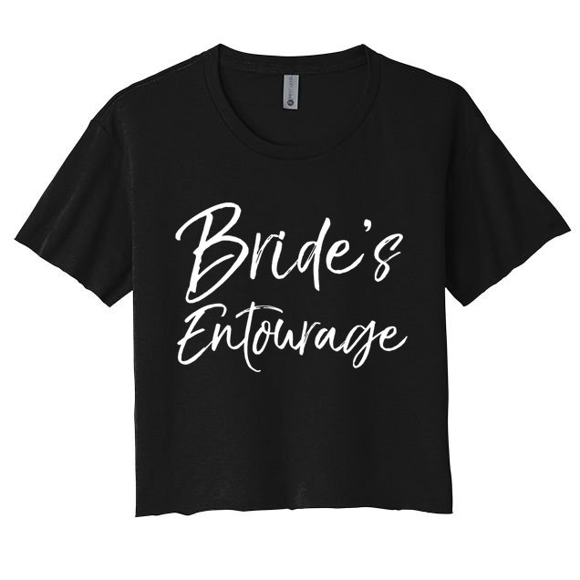 Matching Bachelorette Party Bridesmaids Bride's Entourage Gift Crop Top