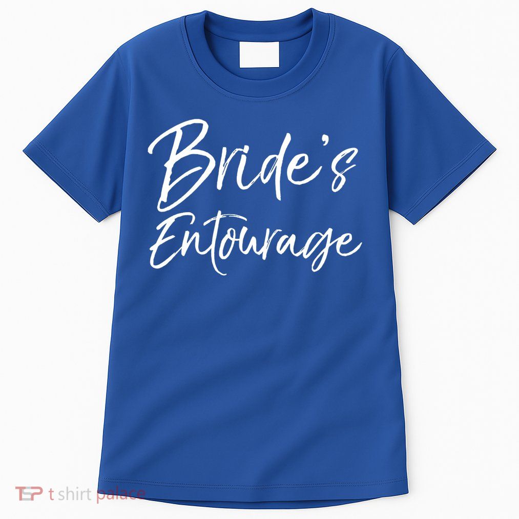 Matching Bachelorette Party Bridesmaids Bride's Entourage Gift Tall T-Shirt