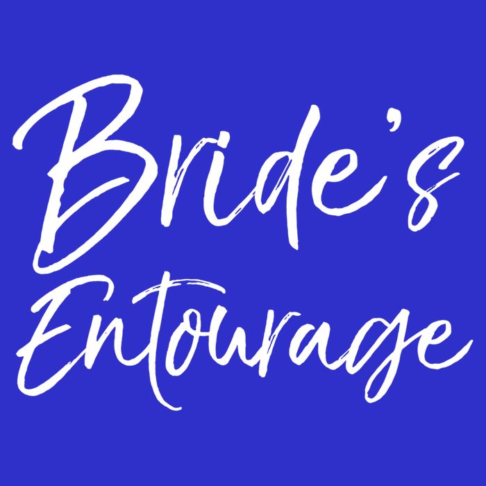 Matching Bachelorette Party Bridesmaids Bride's Entourage Gift Zip Tote Bag