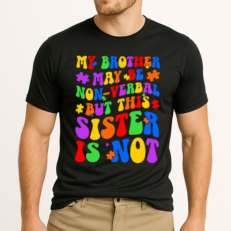 My Brother Proud Autism Sister Cooling Performance Crew T-Shirt