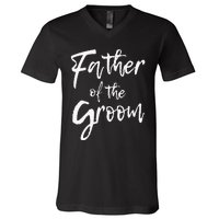 Matching Bridal Party For Family Father Of The Groom V-Neck T-Shirt