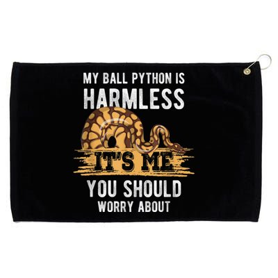 My Ball Python Is Harmless Tee | Snake Lover Grommeted Golf Towel