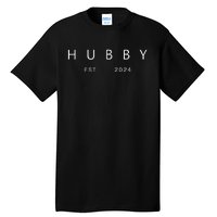 Marriage Bachelor Party Stag Weekend Fiance Hubby Est 2024 Tall T-Shirt