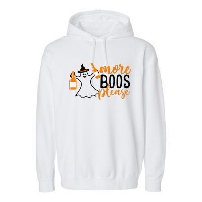 More Boos Please Perfect Fun for Halloween Garment-Dyed Fleece Hoodie