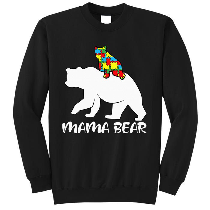 Mama Bear Proud Autistic Mom Love Cute autism Sweatshirt