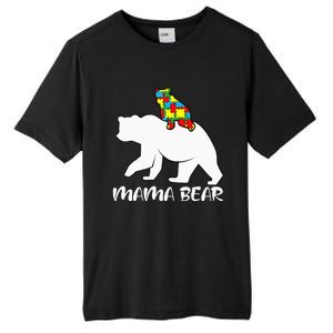 Mama Bear Proud Autistic Mom Love Cute autism Tall Fusion ChromaSoft Performance T-Shirt