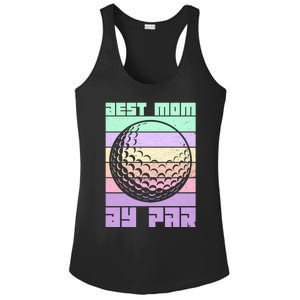 Mom By Par Golfing Moms Mother's Day Golf Best Mom By Par Gift Ladies PosiCharge Competitor Racerback Tank