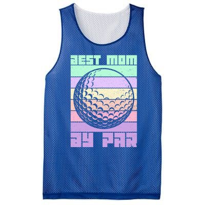 Mom By Par Golfing Moms Mother's Day Golf Best Mom By Par Gift Mesh Reversible Basketball Jersey Tank