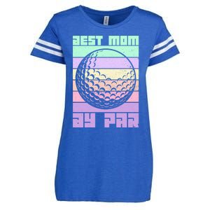 Mom By Par Golfing Moms Mother's Day Golf Best Mom By Par Gift Enza Ladies Jersey Football T-Shirt