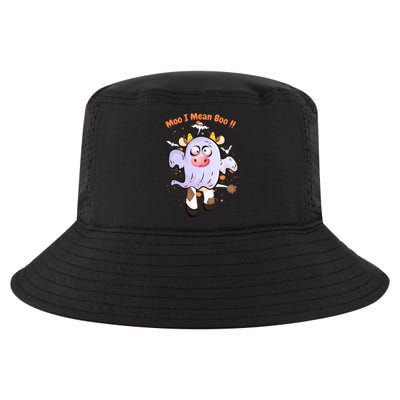 Mean Boo Pumpkin Halloween Ghost Cow Moo Cute Gift Cool Comfort Performance Bucket Hat