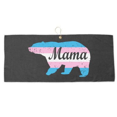 Mama Bear Pride Flag Large Microfiber Waffle Golf Towel