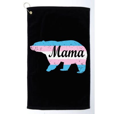 Mama Bear Pride Flag Golf Towel
