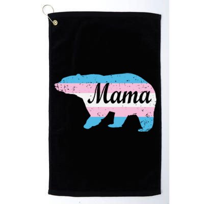 Mama Bear Pride Flag Platinum Collection Golf Towel