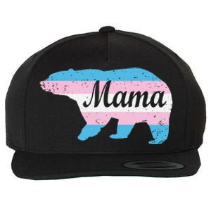 Mama Bear Pride Flag Wool Snapback Cap