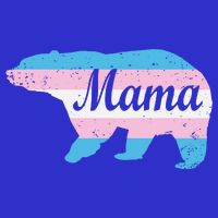Mama Bear Pride Flag Button
