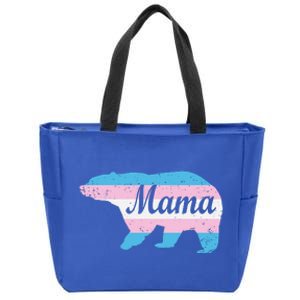 Mama Bear Pride Flag Zip Tote Bag