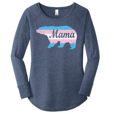 Mama Bear Pride Flag Women's Perfect Tri Tunic Long Sleeve Shirt