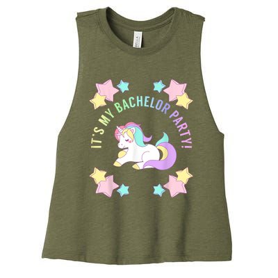 My Bachelor Party Gift For Bachelor Party Apparel Gift Cool Gift Women's Racerback Cropped Tank