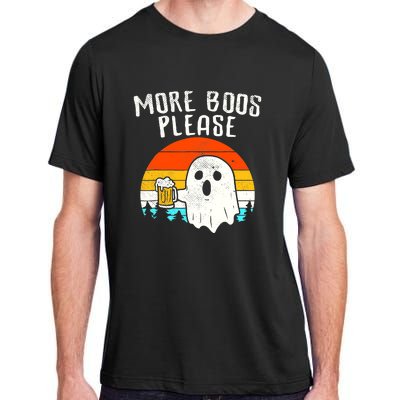 More Boos Please Ghost Beer Funny Halloween Beer Drinking Adult ChromaSoft Performance T-Shirt