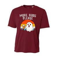 More Boos Please Ghost Beer Funny Halloween Beer Drinking Performance Sprint T-Shirt