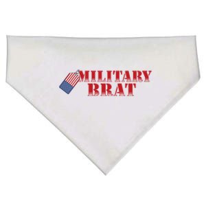 Military Brat Patriotic Gift USA-Made Doggie Bandana