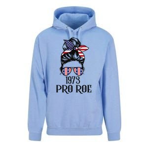 Messy Bun Pro Roe 1973 Pro Choice ’s Rights Feminism Unisex Surf Hoodie