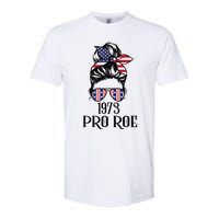 Messy Bun Pro Roe 1973 Pro Choice ’s Rights Feminism Softstyle CVC T-Shirt