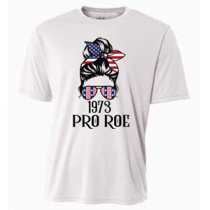 Messy Bun Pro Roe 1973 Pro Choice ’s Rights Feminism Cooling Performance Crew T-Shirt