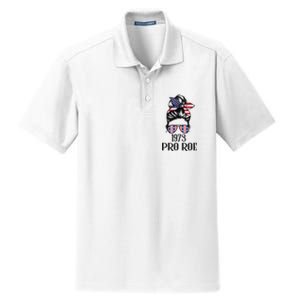 Messy Bun Pro Roe 1973 Pro Choice ’s Rights Feminism Dry Zone Grid Polo