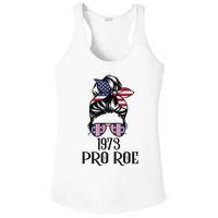 Messy Bun Pro Roe 1973 Pro Choice ’s Rights Feminism Ladies PosiCharge Competitor Racerback Tank