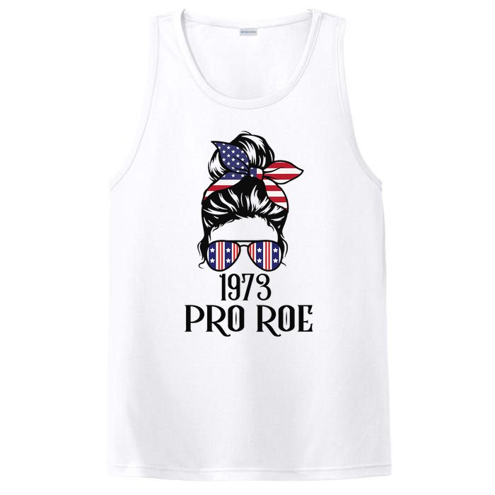 Messy Bun Pro Roe 1973 Pro Choice ’s Rights Feminism PosiCharge Competitor Tank