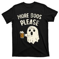 More Boos Please Ghost Beer Halloween Costume T-Shirt