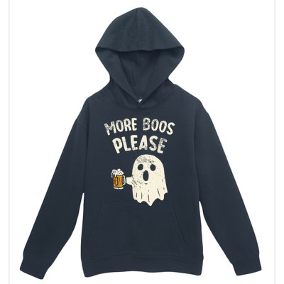 More Boos Please Ghost Beer Halloween Costume Urban Pullover Hoodie