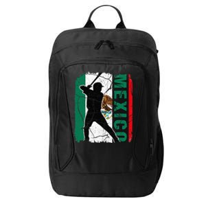 Mexican Baseball Player Mexico Flag Baseball Fans City Backpack