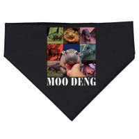 Moodeng Baby Pygmy Hippo Cute Zoo For Family USA-Made Doggie Bandana