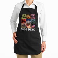Moodeng Baby Pygmy Hippo Cute Zoo For Family Apron