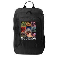 Moodeng Baby Pygmy Hippo Cute Zoo For Family City Backpack